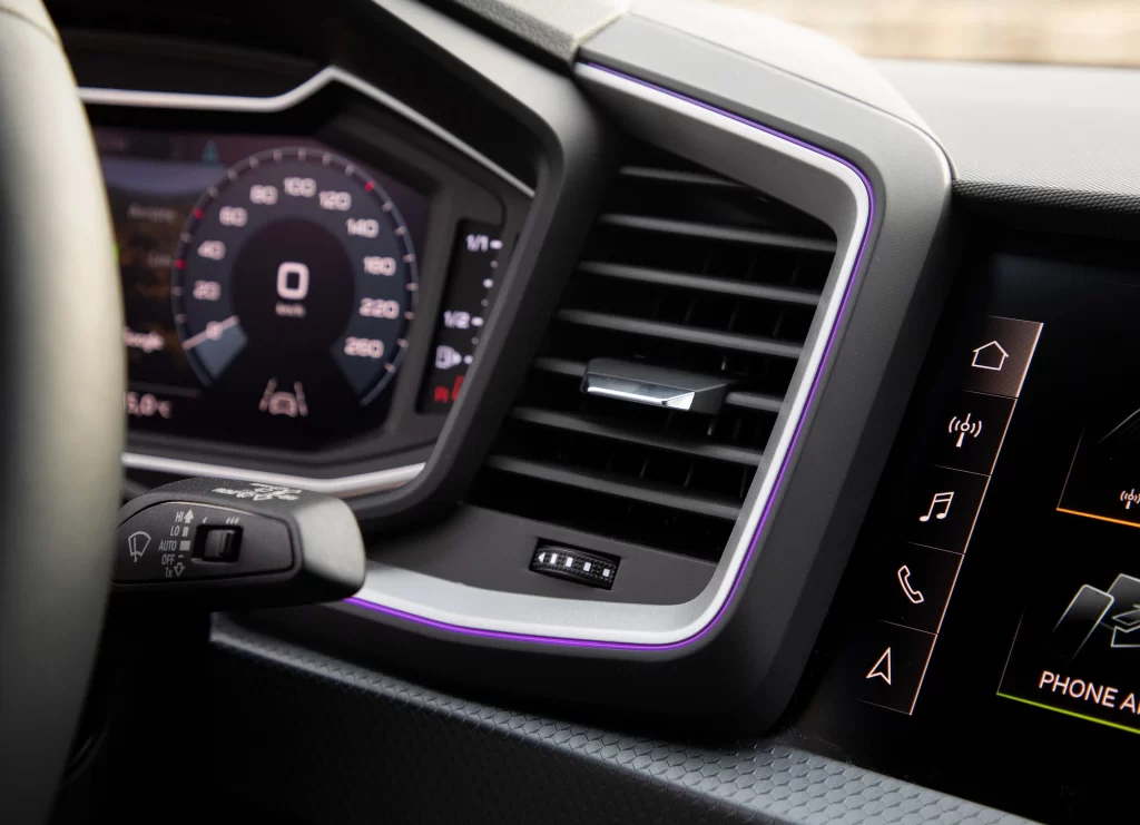 Car Dashboard Digital Cluster Detail Photography