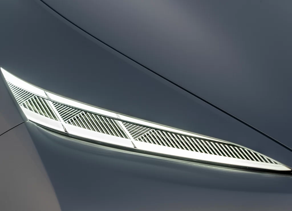 Car Front Grille Detail View
