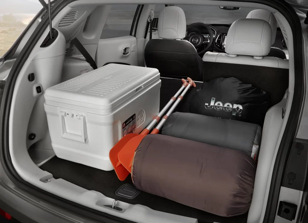 Jeep Trunk Camping Gear Loadout