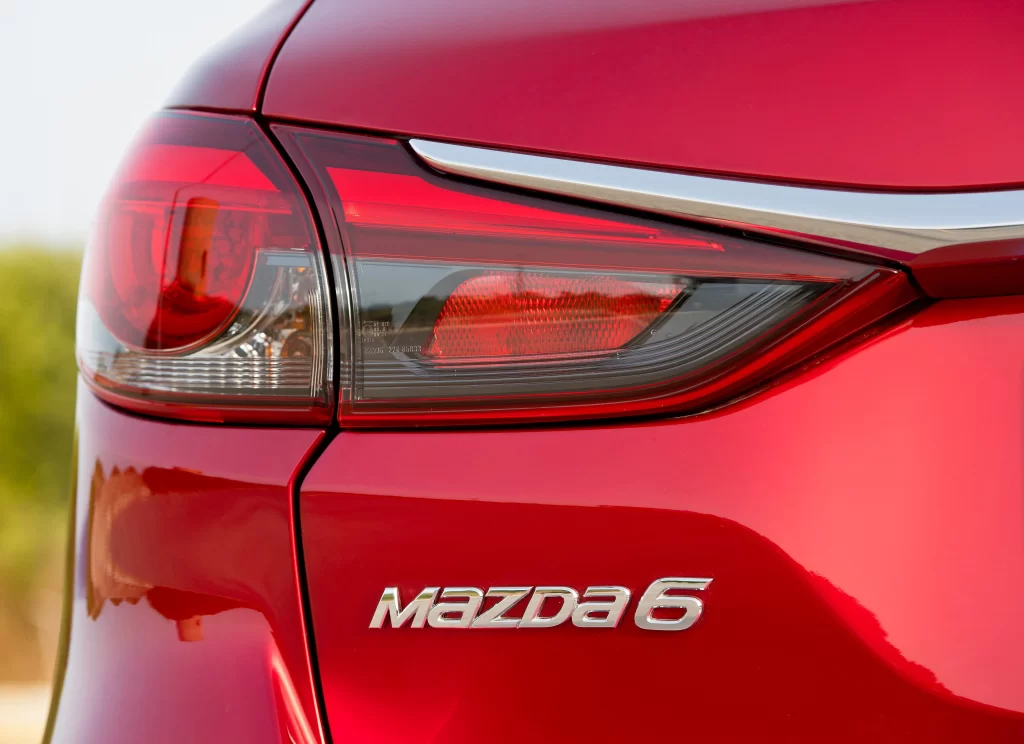 Mazda 6 Rear Taillight and Badge