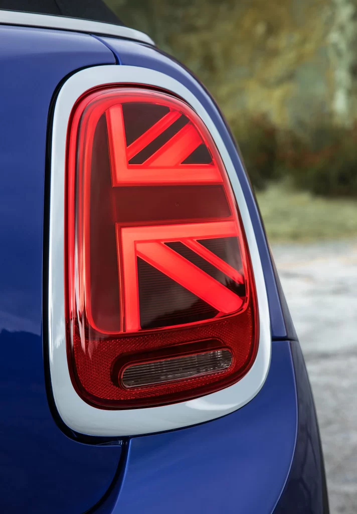 Mini Taillight Union Jack Detail