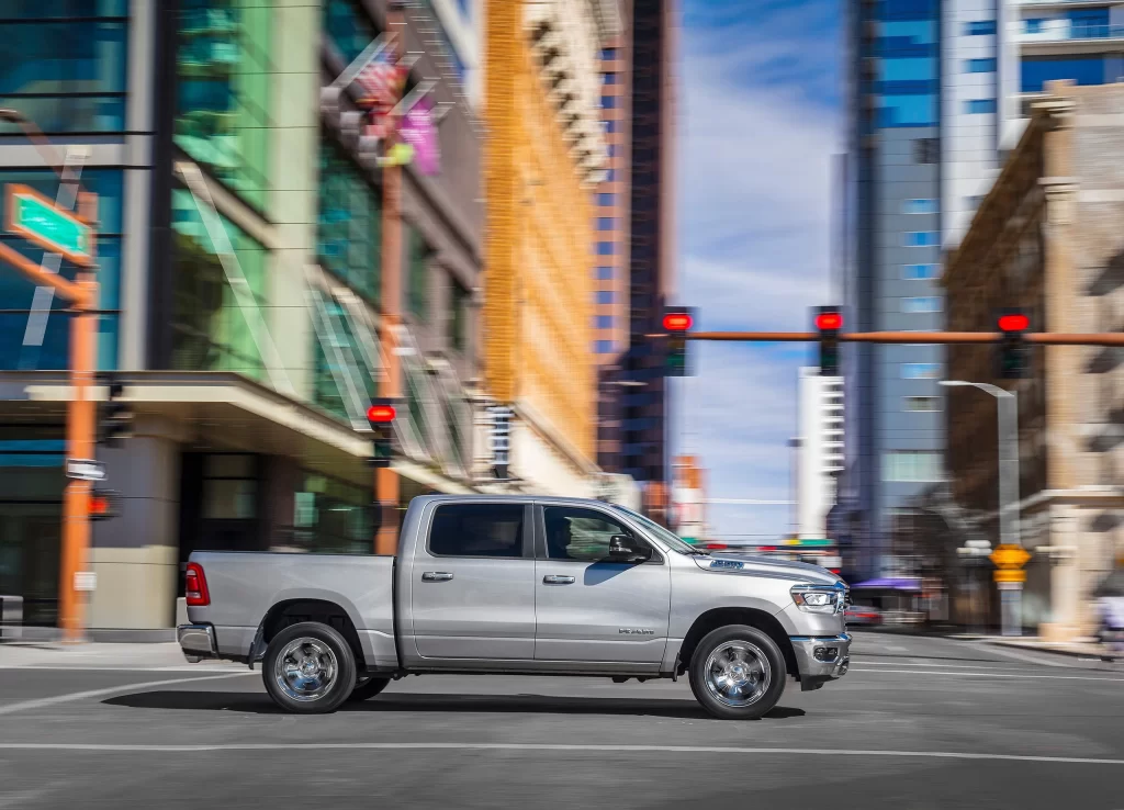 Ram 1500 Pickup Truck Side View
