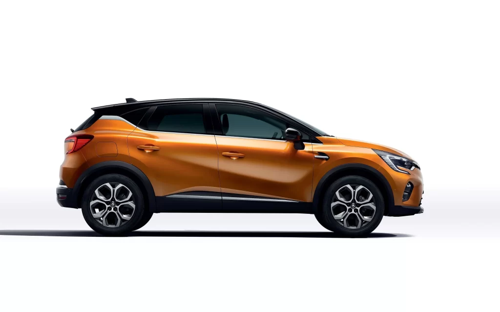 Renault Orange SUV Side View