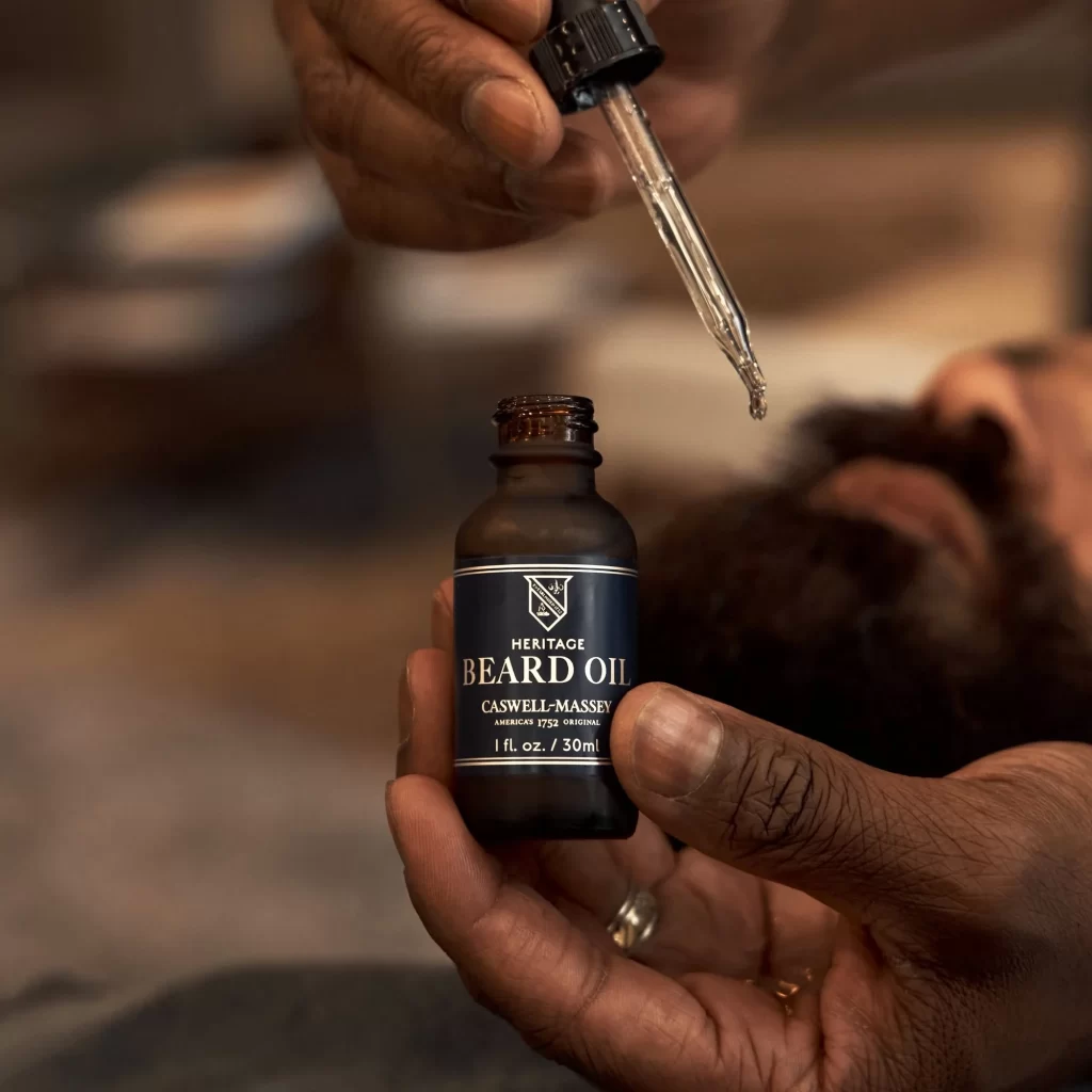 Caswell Massey Beard Oil Bottle