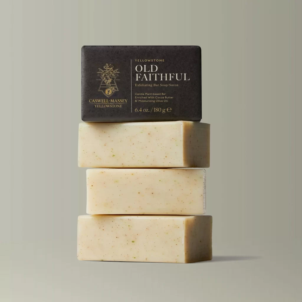 Caswell-Massey Yellowstone Soap Bar Box