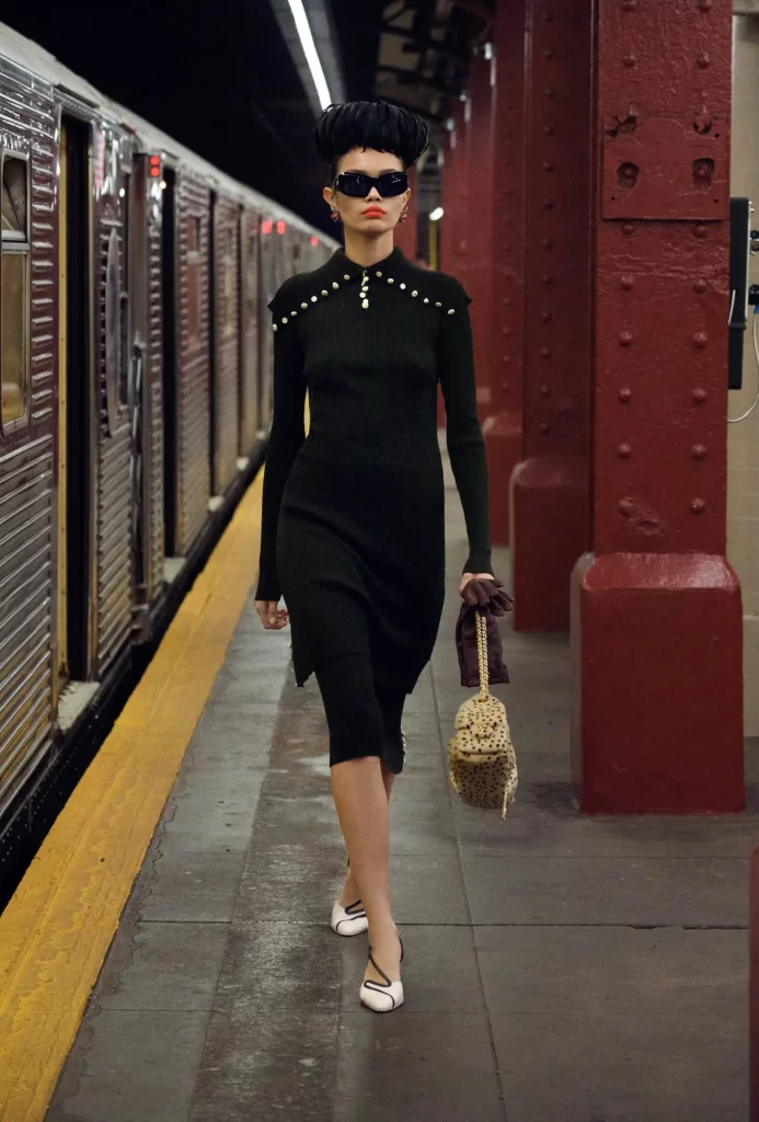 Chanel Metiers d’Art 2026 Look 70 Long Dress Black Runway Photography