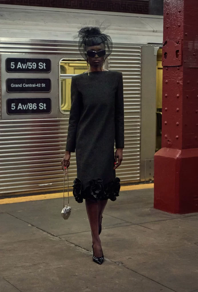 Chanel Metiers d’Art 2026 Look 71 Long Dress Black Runway Photography
