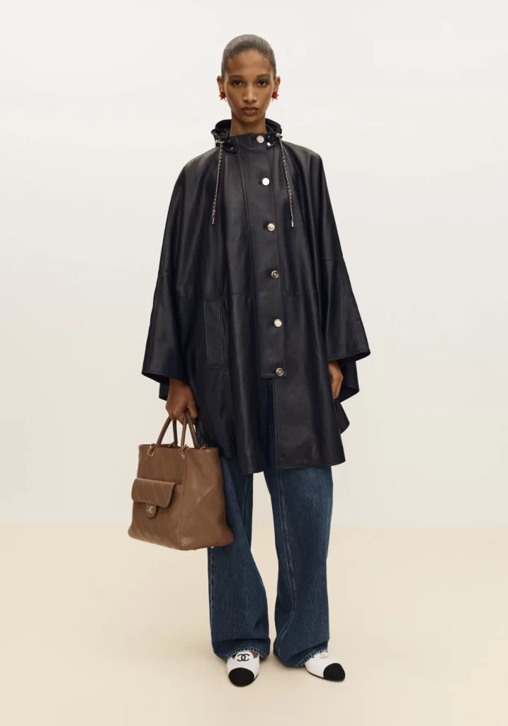Chanel Spring Summer 2026 Pre Collection Look 31 Coat Black Runway Photography