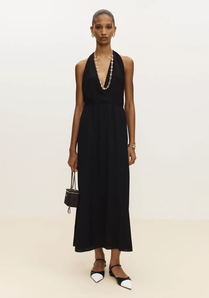 Chanel Spring Summer 2026 Pre Collection Look 10 Long Dress Black Runway Photography