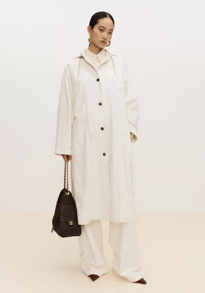 Chanel Spring Summer 2026 Pre Collection Look 15 Long Dress White Runway Photography