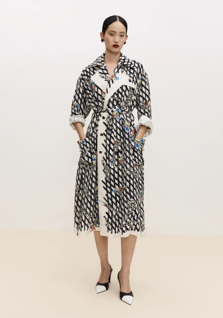 Chanel Spring Summer 2026 Pre Collection Look 22 Long Dress Black and White Runway Photography