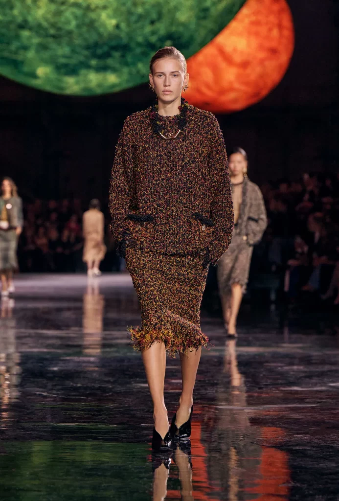 Chanel Spring Summer 2026 Look 44 Jumpsuit Brown and Black Runway Photography
