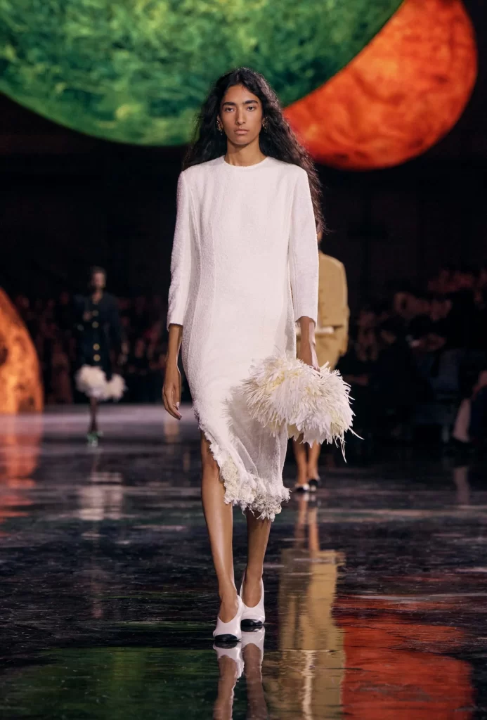 Chanel Spring Summer 2026 Look 31 Long Dress White Runway Photography