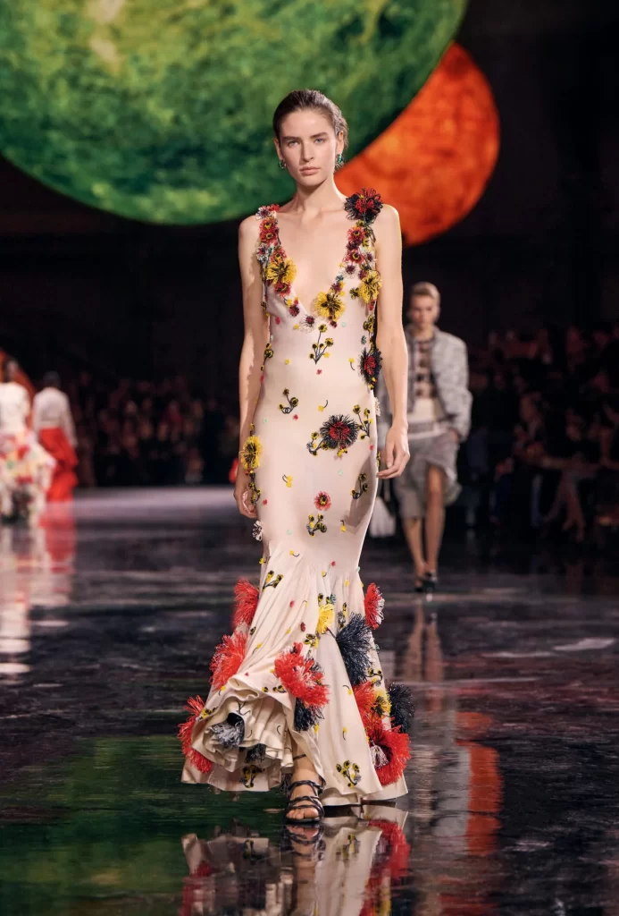 Chanel Spring Summer 2026 Look 74 Long Dress White Runway Photography