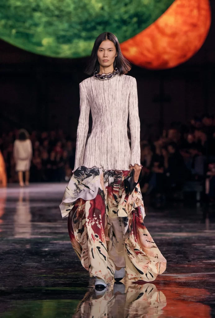 Chanel Spring Summer 2026 Look 41 Top and Skirt White Runway Photography