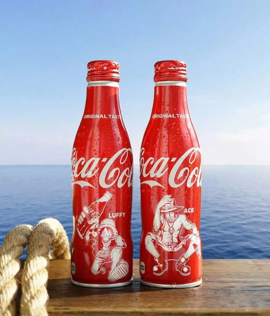 Coca Cola Anime Bottles