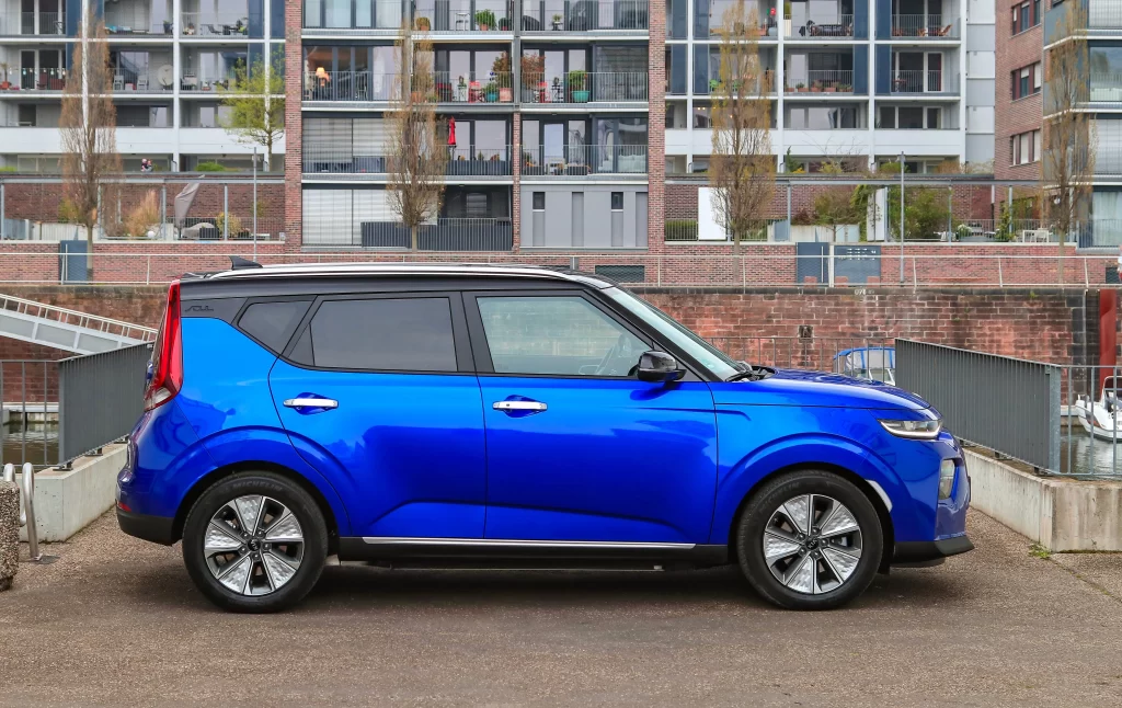 Dacia Duster Side View Blue Car Photography