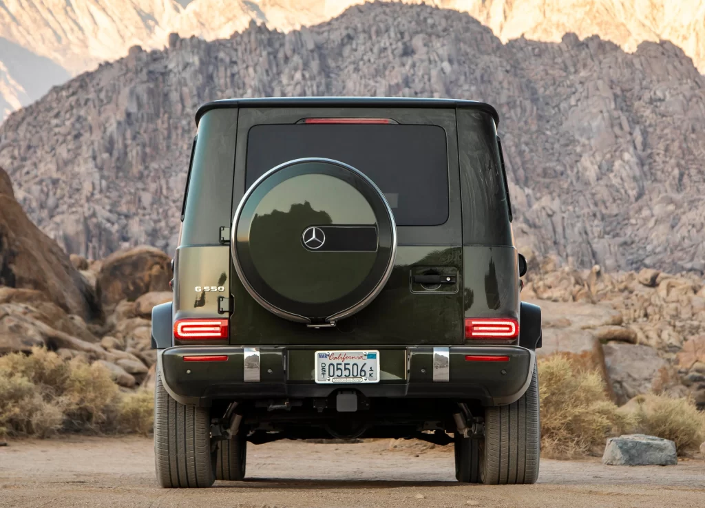 Dark Green Mercedes G-Class Side View