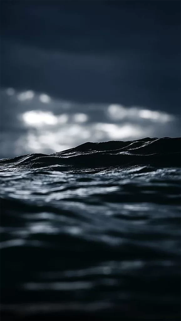 Dark Wave Nature Background
