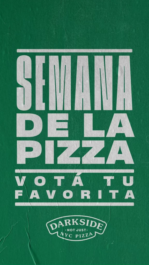 Darkside Pizza Week Vote Story Design