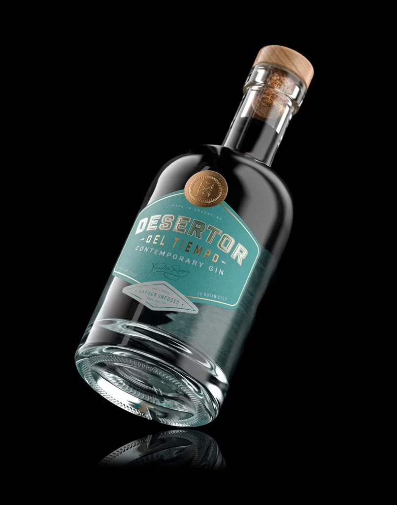 Desertor del Tiempo Gin Bottle Dark Card View