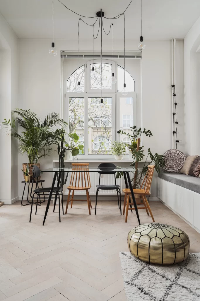 Dining Chair White Black Bentwood Furniture