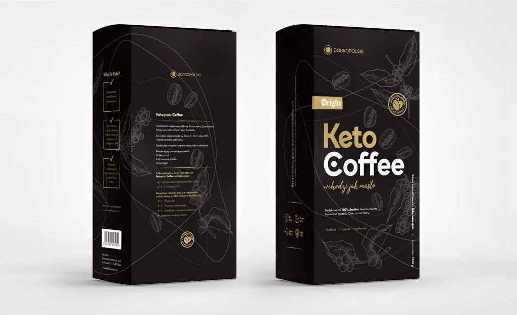 Dobropolski Keto Coffee Black Gold Packaging