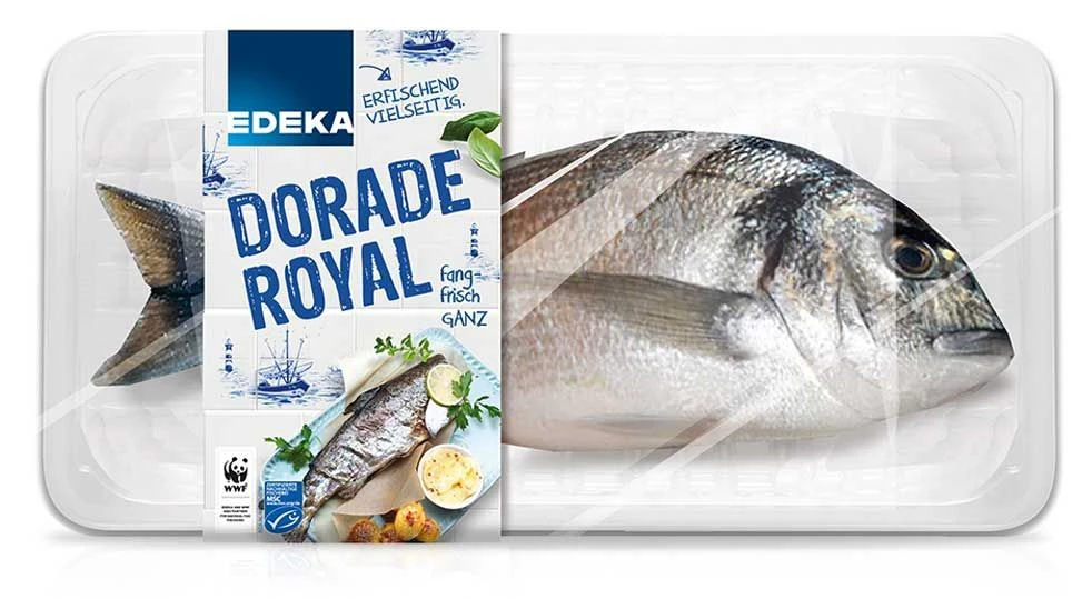 Edeka Dorade Royal Fresh Fish Packaging
