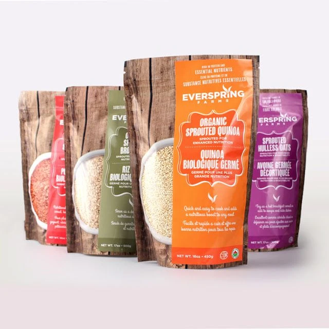Everspring Farms Organic Sprouted Grains Packaging