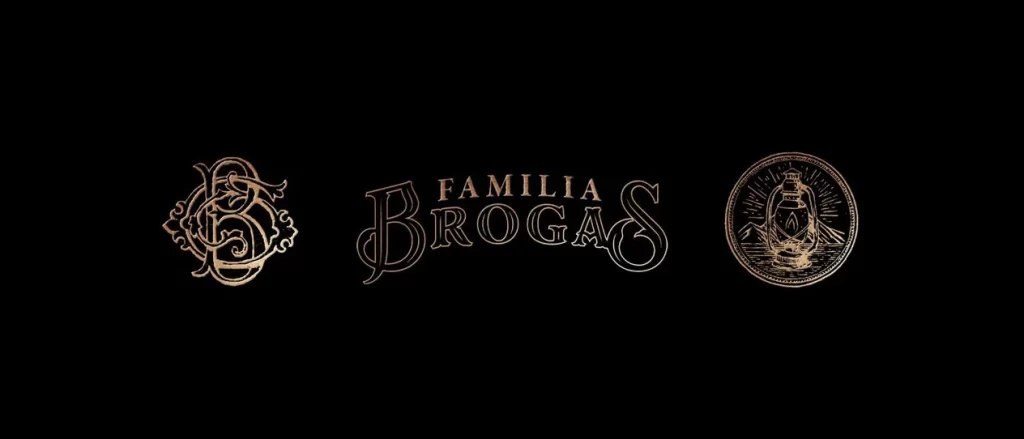 Familia Brogas Portrait Badge Logo