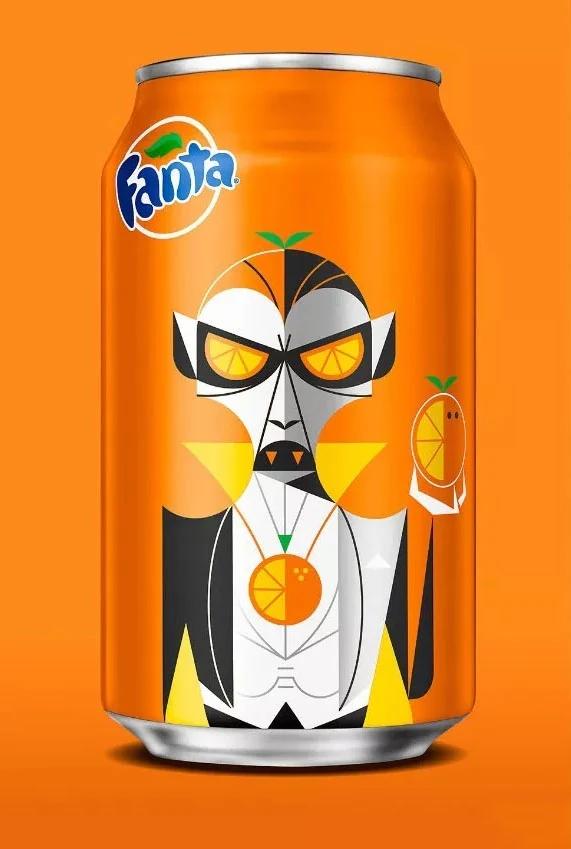 Fanta Character Art Can