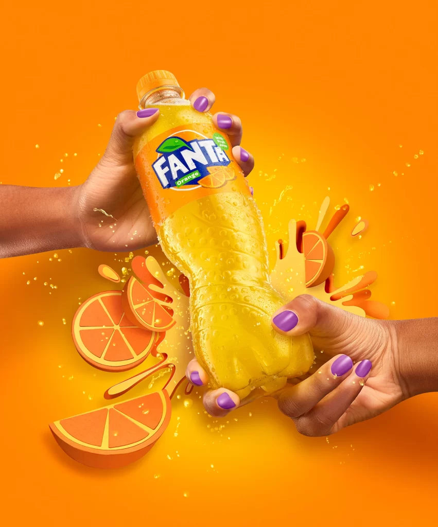 Fanta Orange Hands