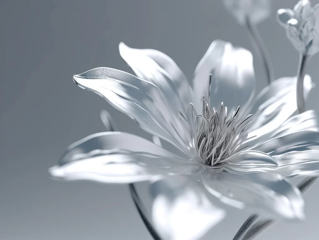 Gray Flower Background