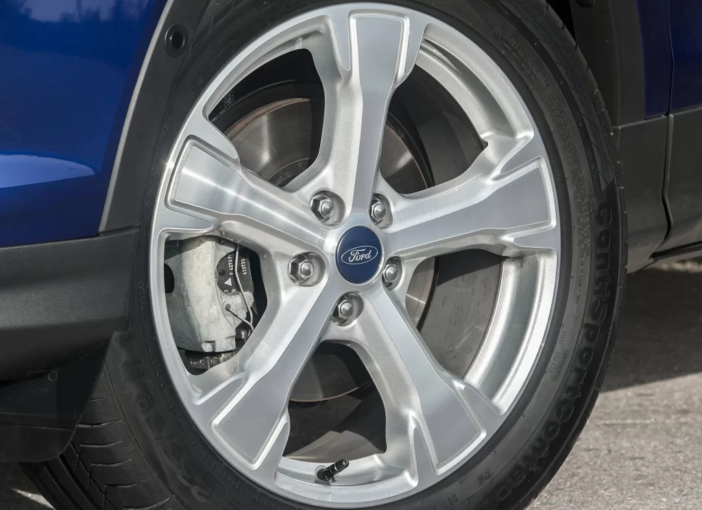 Ford Alloy Wheel Detail Blue Car Photography