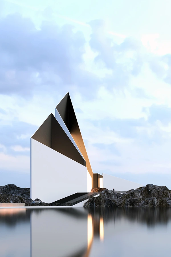 Geometric 3D Background