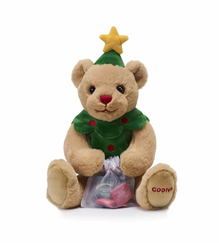 Godiva Limited Edition 2023 Holiday Bear Packaging