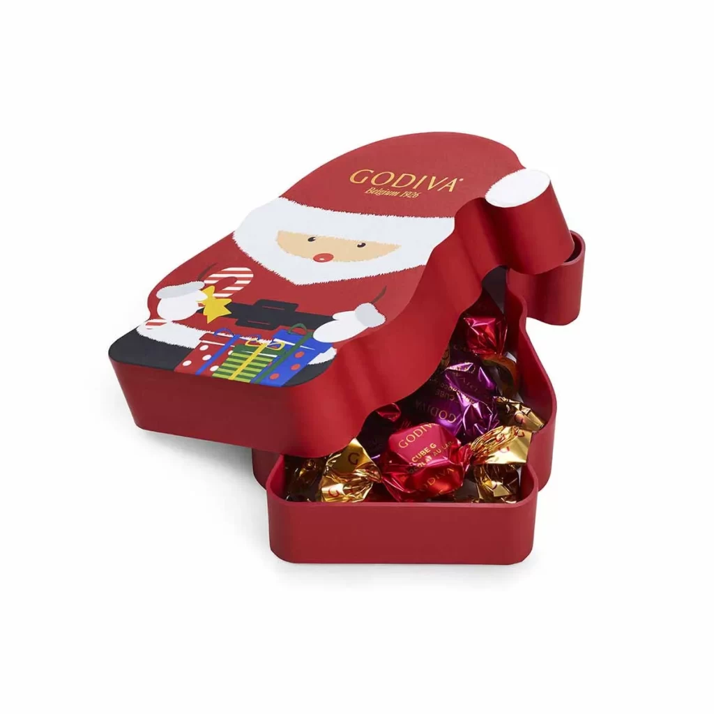 Godiva Make It Merry Chocolate Gift Basket Packaging