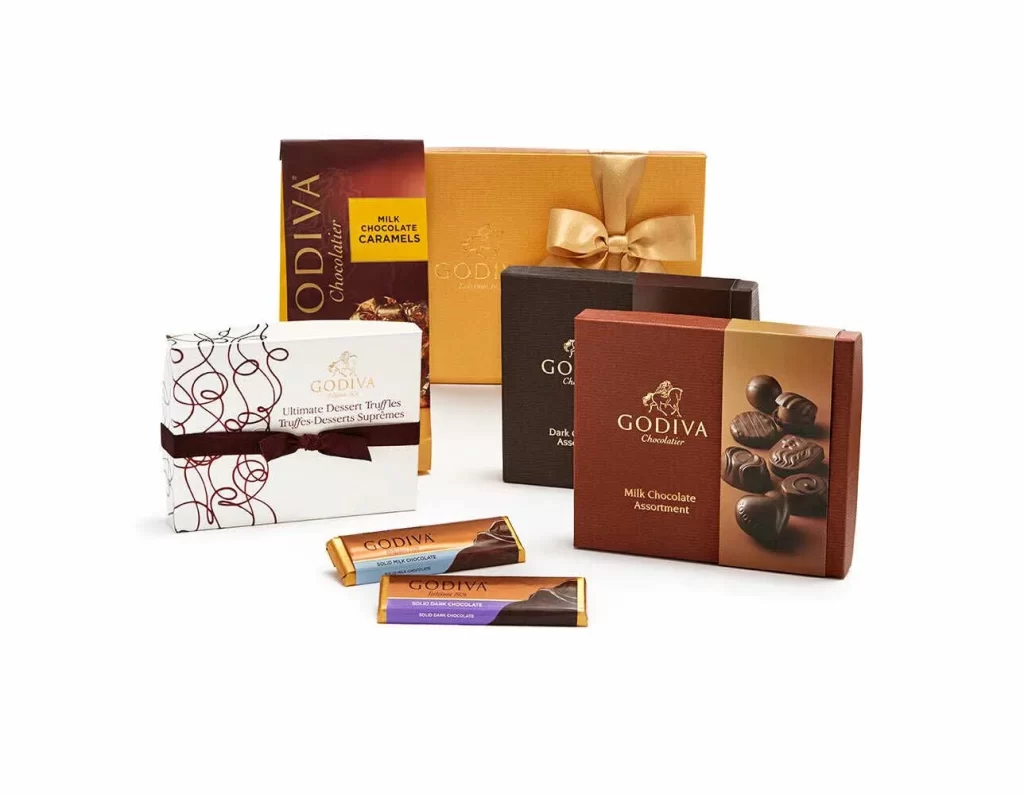 Godiva Make Spirits Bright Gift Basket Packaging