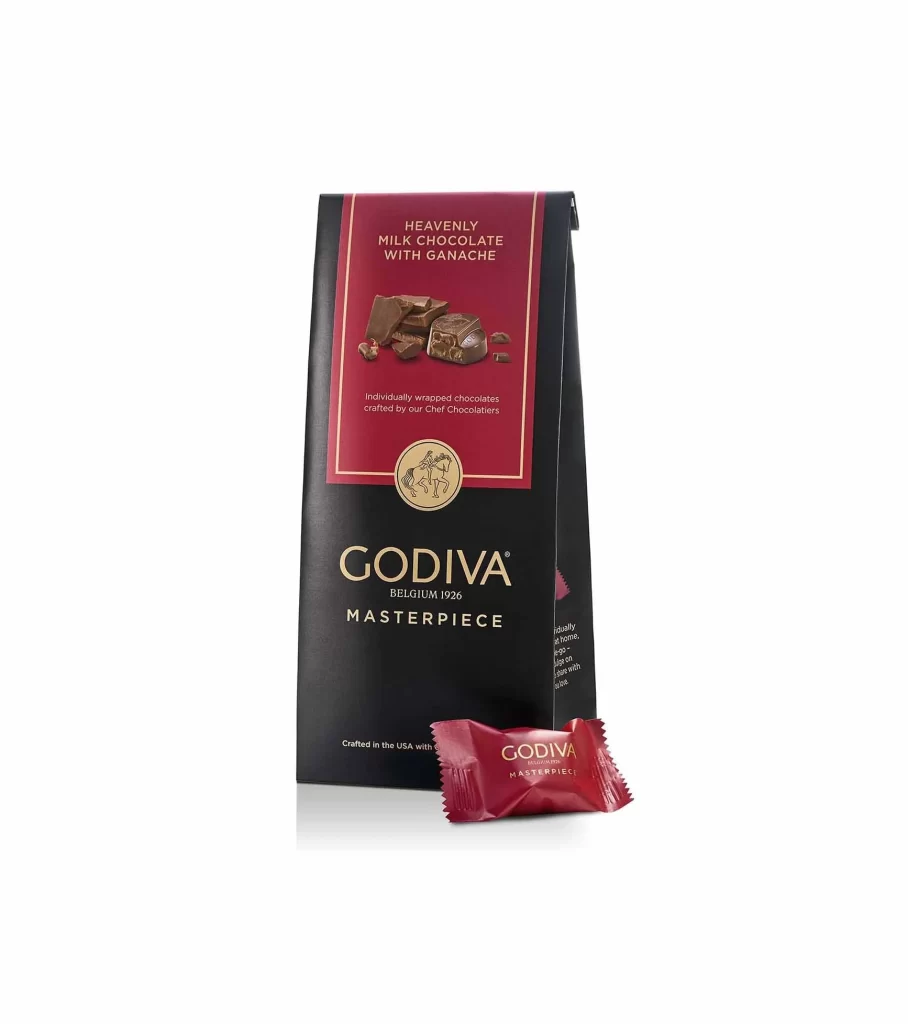 Godiva Milk Chocolate Ganache Masterpiece Bag Packaging