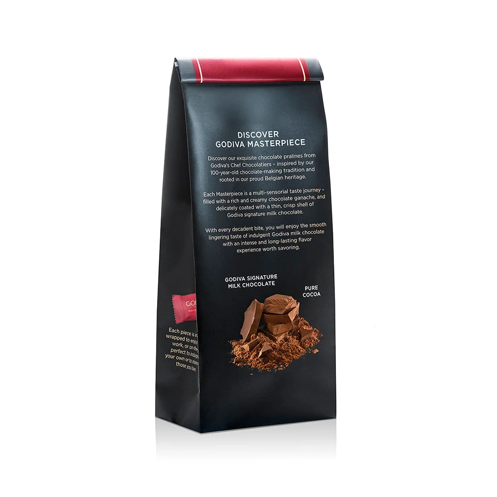 Godiva Milk Chocolate Ganache Masterpiece Bag Packaging