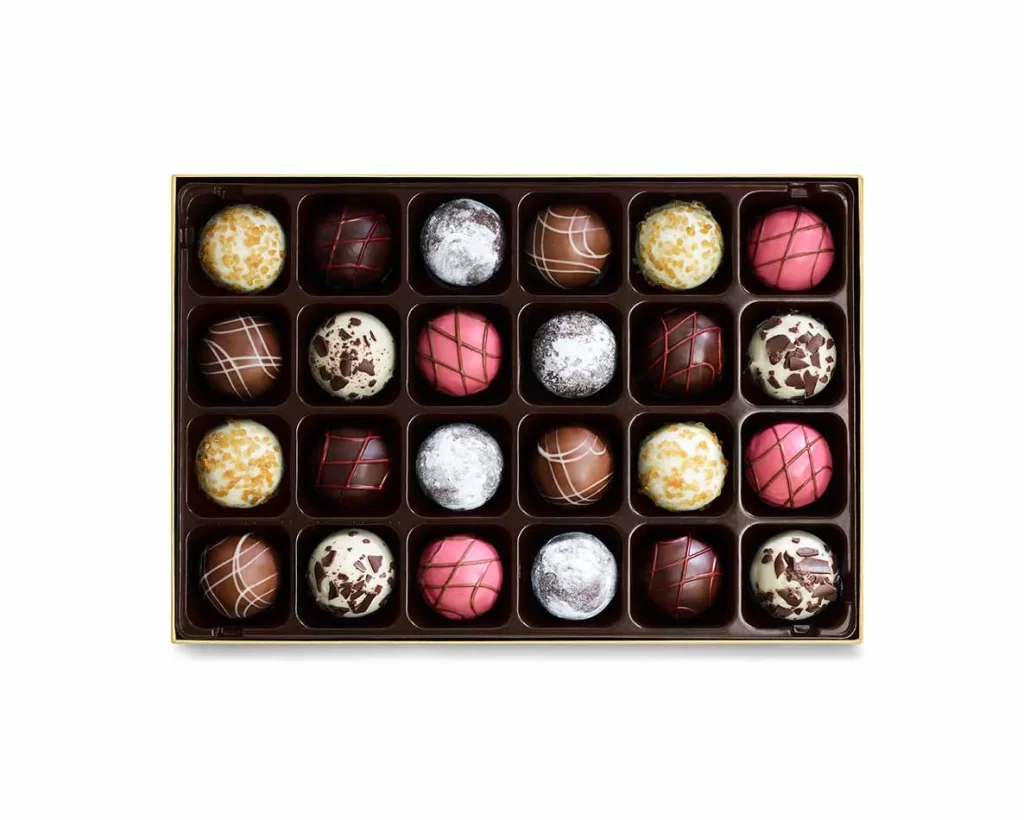 Godiva Patisserie Dessert Truffles Gift Box 24 pc. Packaging