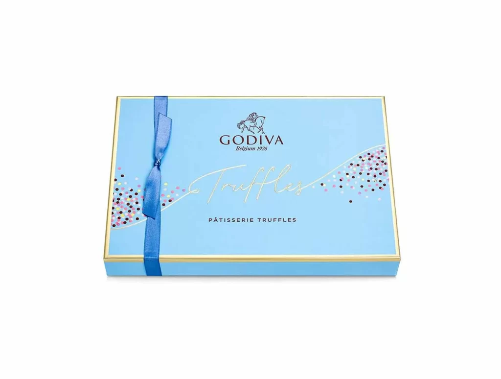 Godiva Patisserie Dessert Truffles Gift Box 24 pc. Packaging