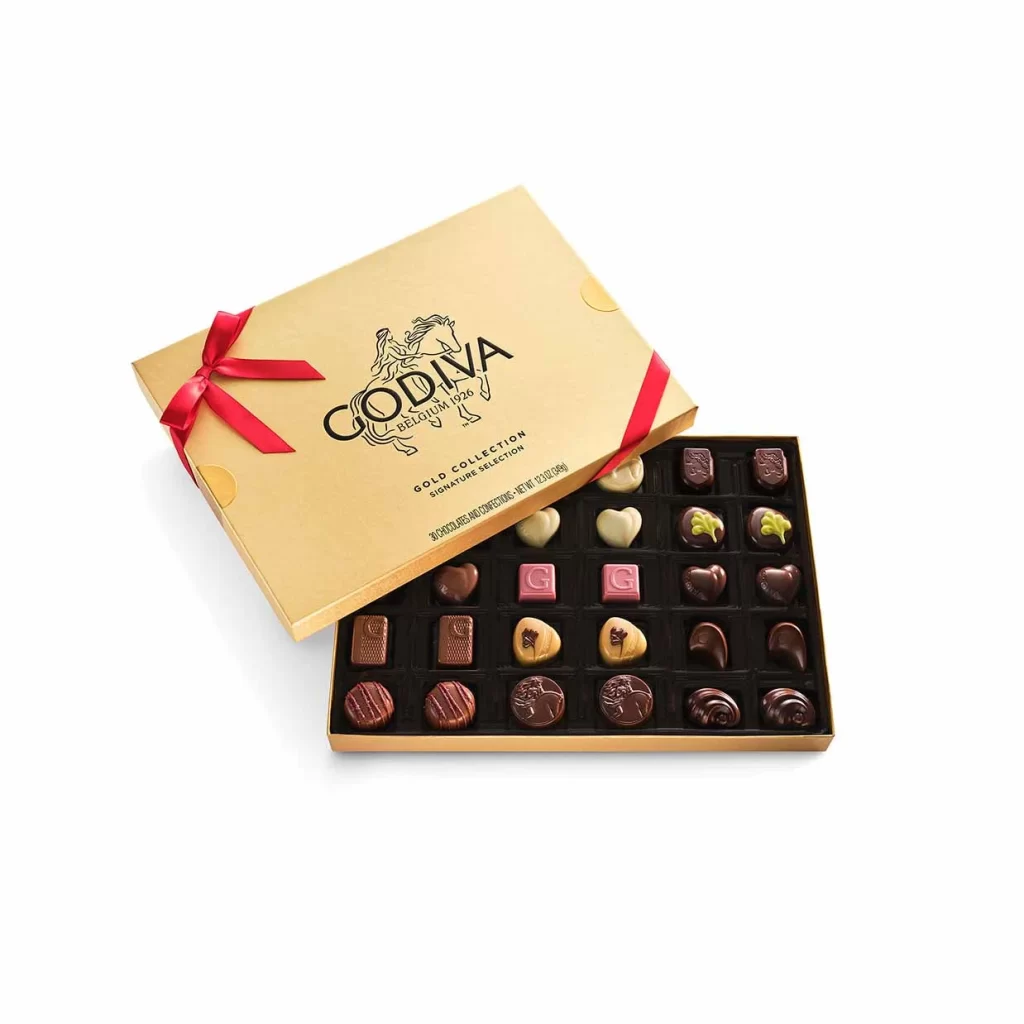 Godiva Perfect Pair Gift Set Packaging