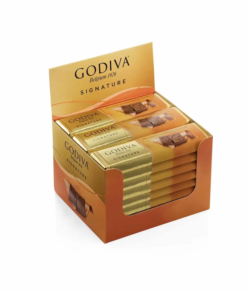 Godiva Pure Bliss Chocolate Gift Basket Classic Ribbon Packaging