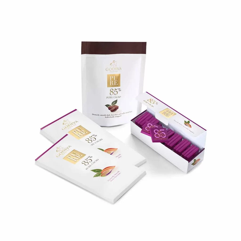 Godiva Pure Gift Set Packaging
