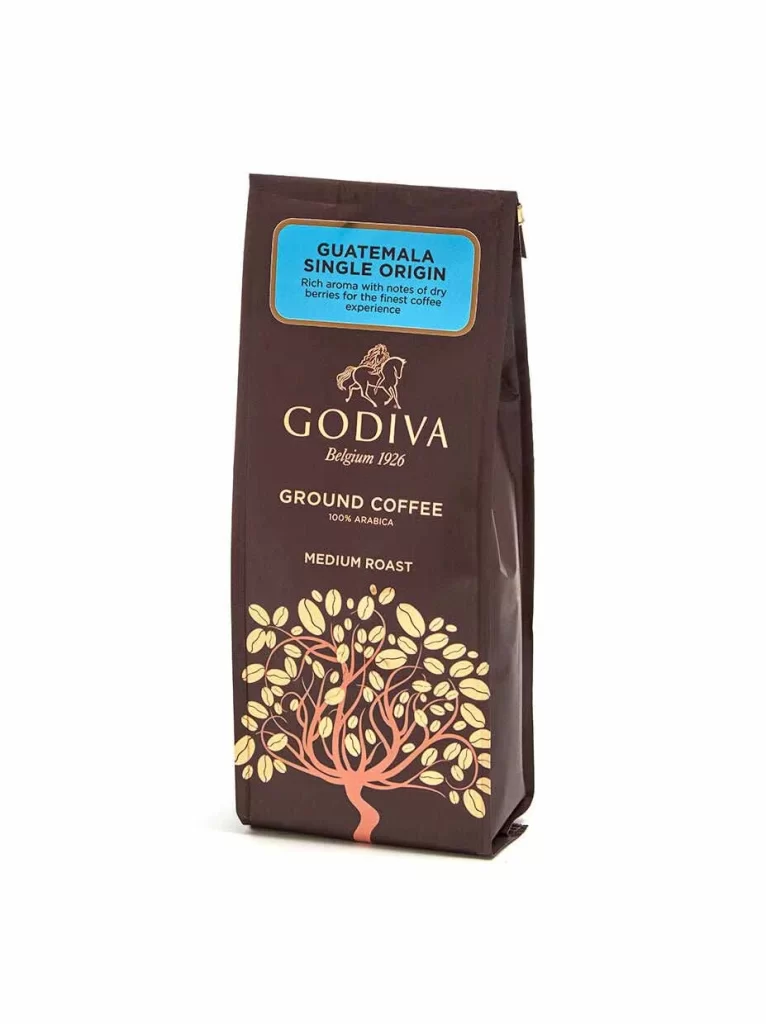 Godiva Signature Blend Guatemala Packaged Ground Coffee 10 oz. Packaging