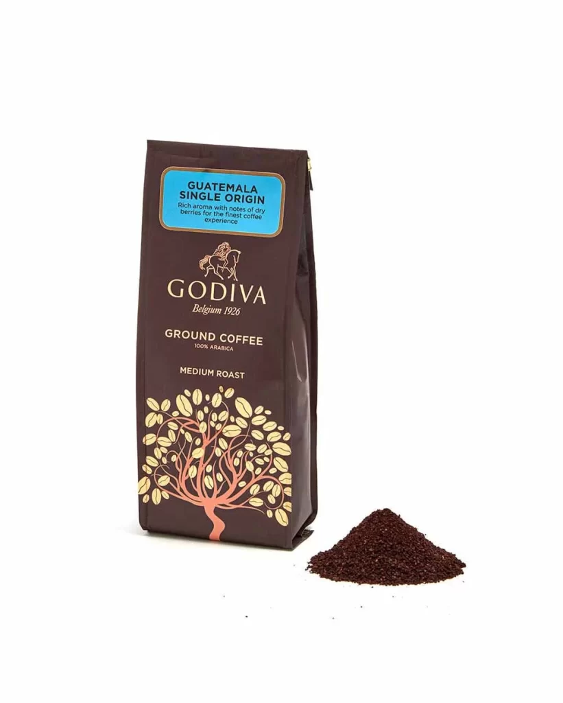 Godiva Signature Blend Guatemala Packaged Ground Coffee 10 oz. Packaging