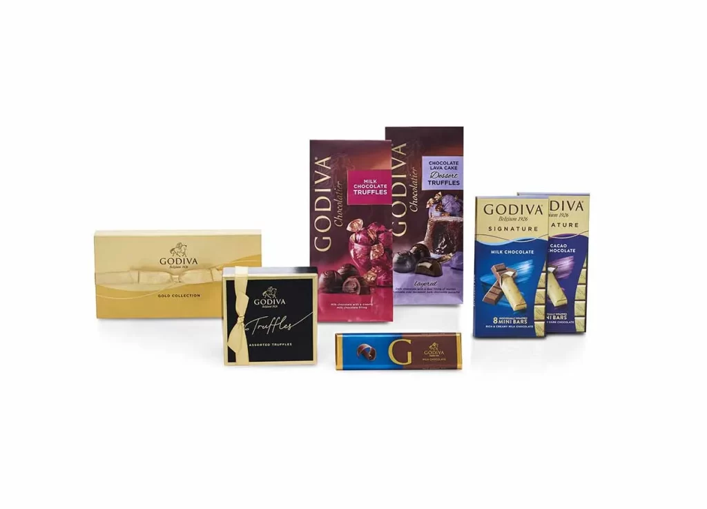 Godiva Signature Chocolate Basket Classic Ribbon Packaging