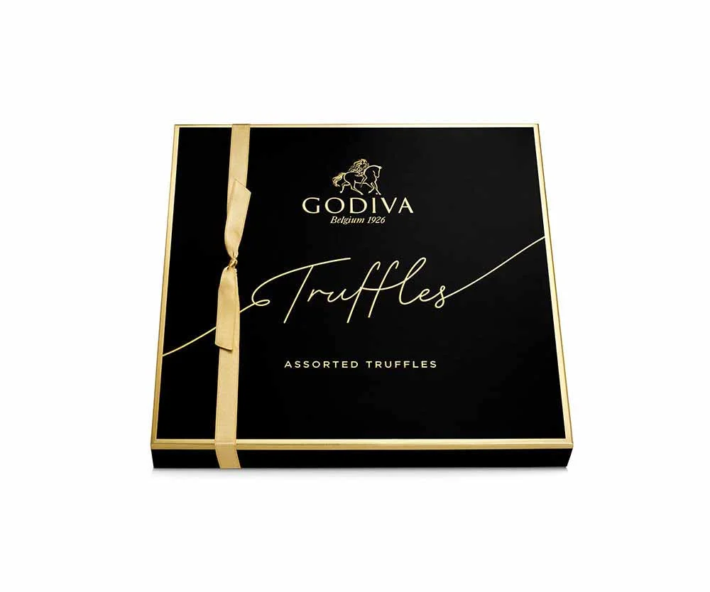 Godiva Signature Chocolate Truffles Gift Box 36 pc. Packaging