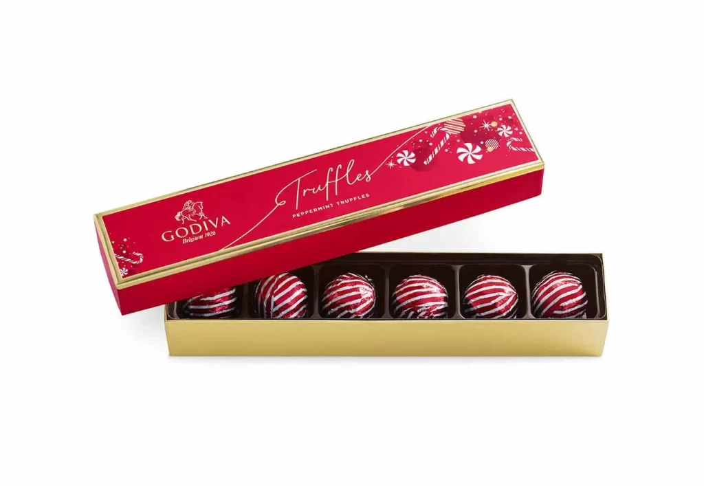 Godiva Spirit of the Season Gift Basket Packaging